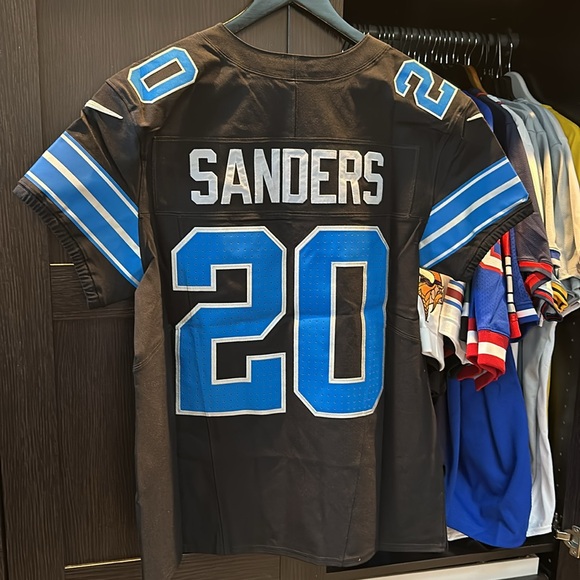 Barry Sanders Detroit Lions Nike Alternate Vapor F.U.S.E. Elite Authentic Jersey - Picture 6 of 6